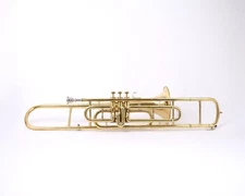 PRO Bb Valve Trombone Musical Instrument Learning TRUMBONE WITH CASE TUNED BRS