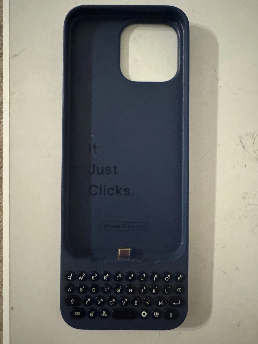 Clicks Keyboard Case Blue - iPhone 15 Pro Max | eBay