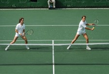 Ken Flach Roberto Seguso USA play Emilio Sanchez Sergio Casal of S- Old Photo 1