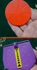 Vintage 1990 TMNT Technodrome Red Escape Hatch Cap Part & Hatch Door