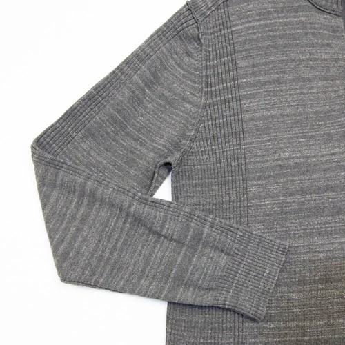 Calvin Klein Sweater Mens Extra Large Gray Pullover 4 Snap Mock Neck - Picture 7 of 11