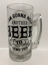 Glass Beer Mug 26 oz Large Capacity with Handle