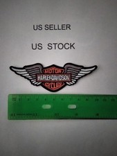 Harley-Davidson Wing 3inch Sew On Iron On Free Shipping
