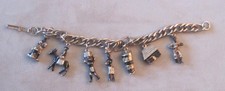 Vintage Heavy Charm Bracelet