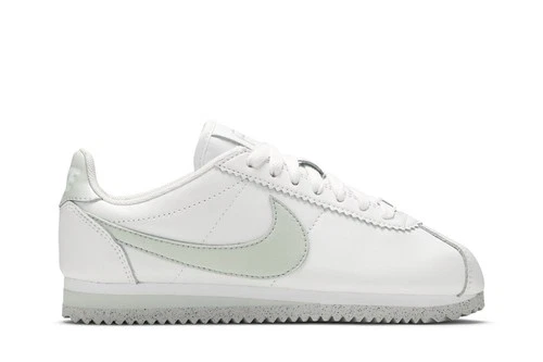Nike Classic Cortez Flyleather AR4874 100 - White Light Silver - US Size W: 8