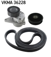 Skf Keilrippenriemensatz Vkma 36228 FüR Volvo V70 1 875 876 S70 874 S80 184 S60