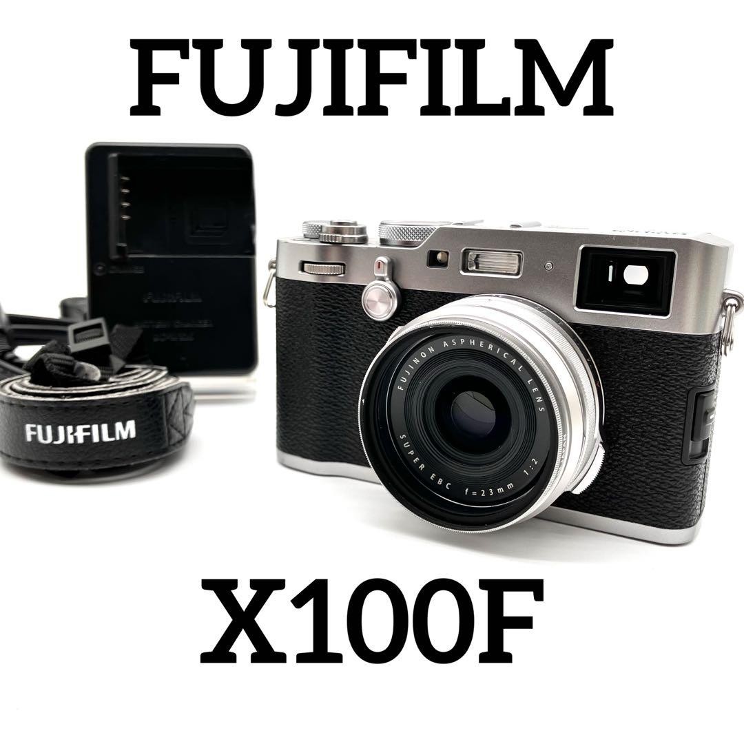 フィルムカメラ Fujifilm X100F silver Fujifilm X100F Silver Digital Camera with Lens Protector