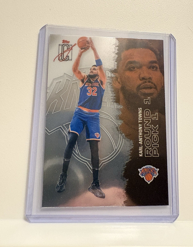 2025-26 Topps Signature Class #63 Karl Anthony Towns Chrome - New York Knicks