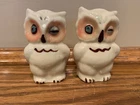 Vintage Shawnee Pottery Winking Owls Salt & Pepper Shakers from the 1940's
