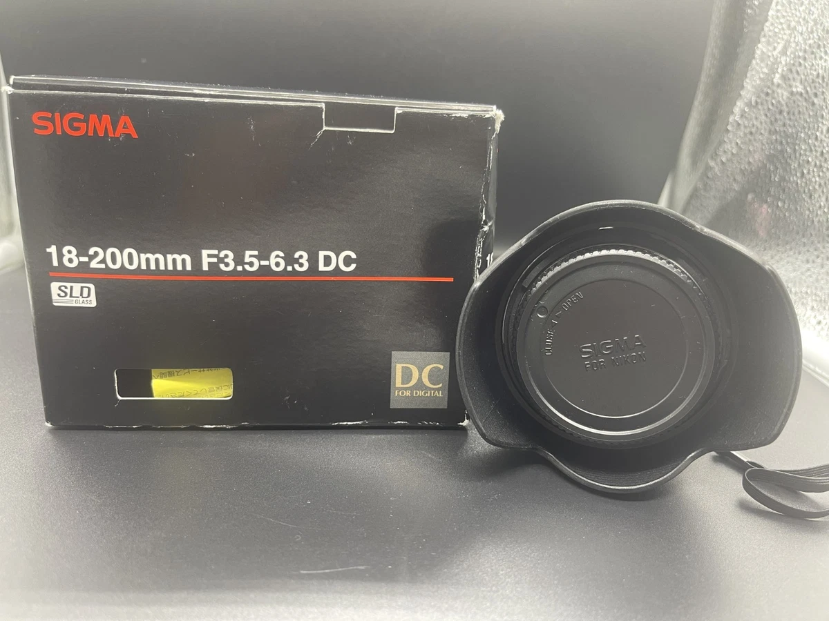Sigma 18-200mm Focal Camera Lenses for sale | eBay