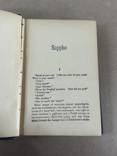 Vintage Sappho A Realistic Novel By Alphonse Raiders Book - Picture 4 of 5