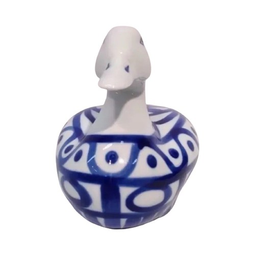 Dansk Arabesque Ente Mittelstück blau & weiß Muster - Bild 2 von 12