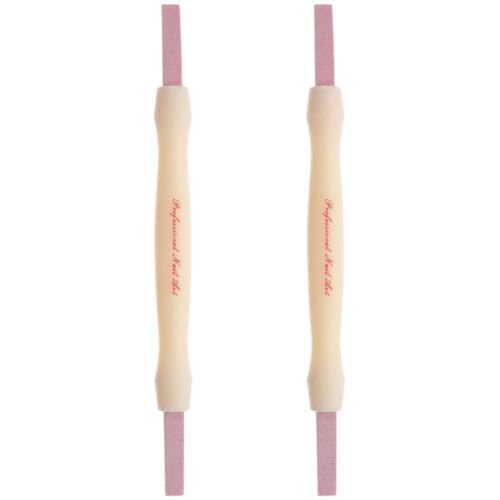 2 PCS Nail Cuticle Sticks Pushers Double-headed Rod Pumice - Picture 10 of 12