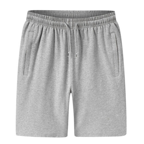 Summer Men's Solid Color Loose Large Size Pure Cotton Breathable Thin Shorts - Picture 11 of 12