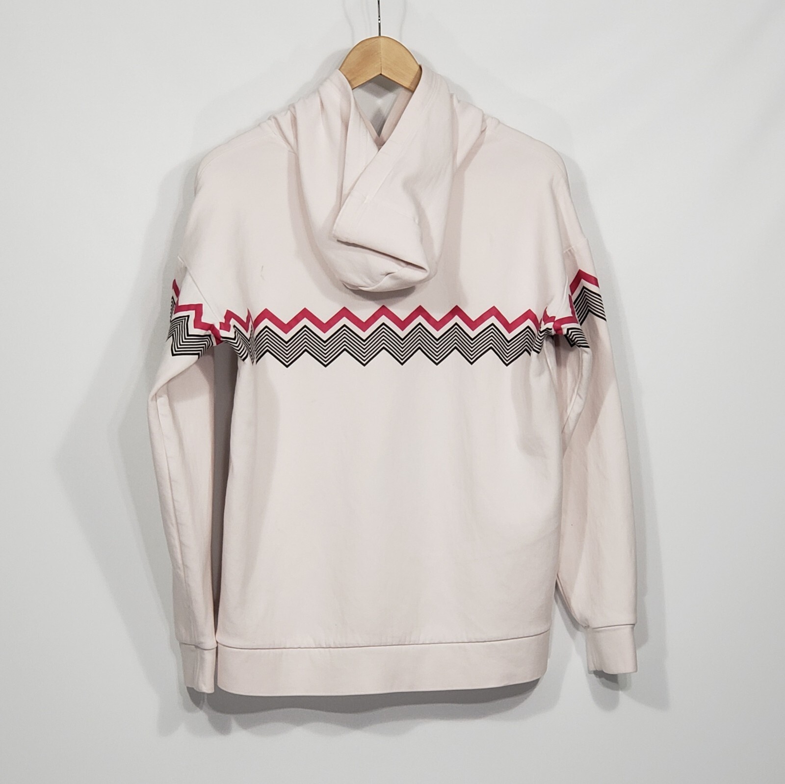 Felpa con cappuccio FILA bianca rosa nera taglia 2XL