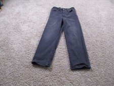Levis Jeans Womens 26 Gray Ribcage Straight Ankle Button Fly Denim Stretch