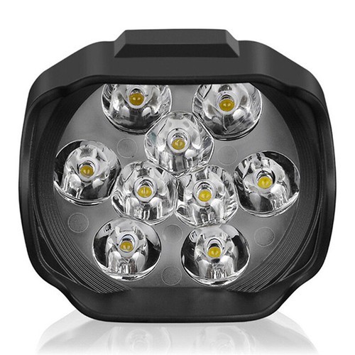 Motorcycle Headlight 9 LED 6W DC12V Super Bright Spot White Work Light BicyS-b - Picture 2 of 8