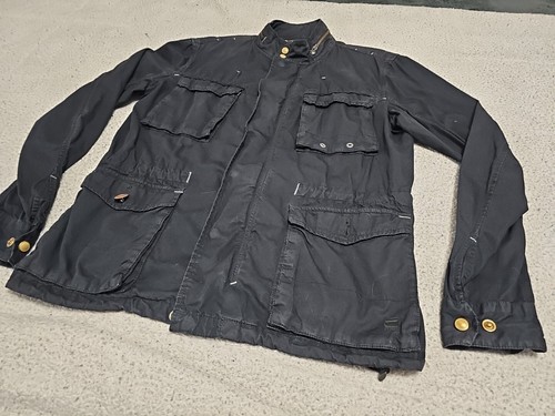 Raw Correctline By G-Star Cl Etosha City Noir Black Utility Overshirt Size Large - Picture 9 of 15