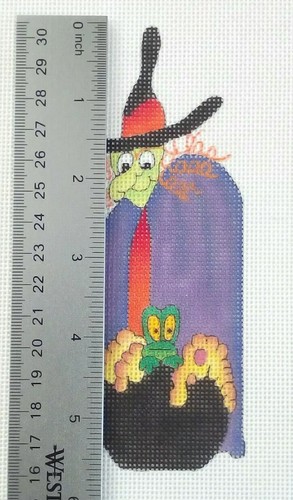 Renaissance Designs HP needlepoint WITCH LOW COUNTRY Canvas Guide Thread KIT 18m - Picture 6 of 11
