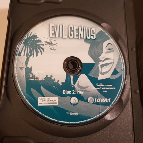 PC Game Evil Genius Sierra 2006 Elixir Studios World Domination two discs - Picture 13 of 14