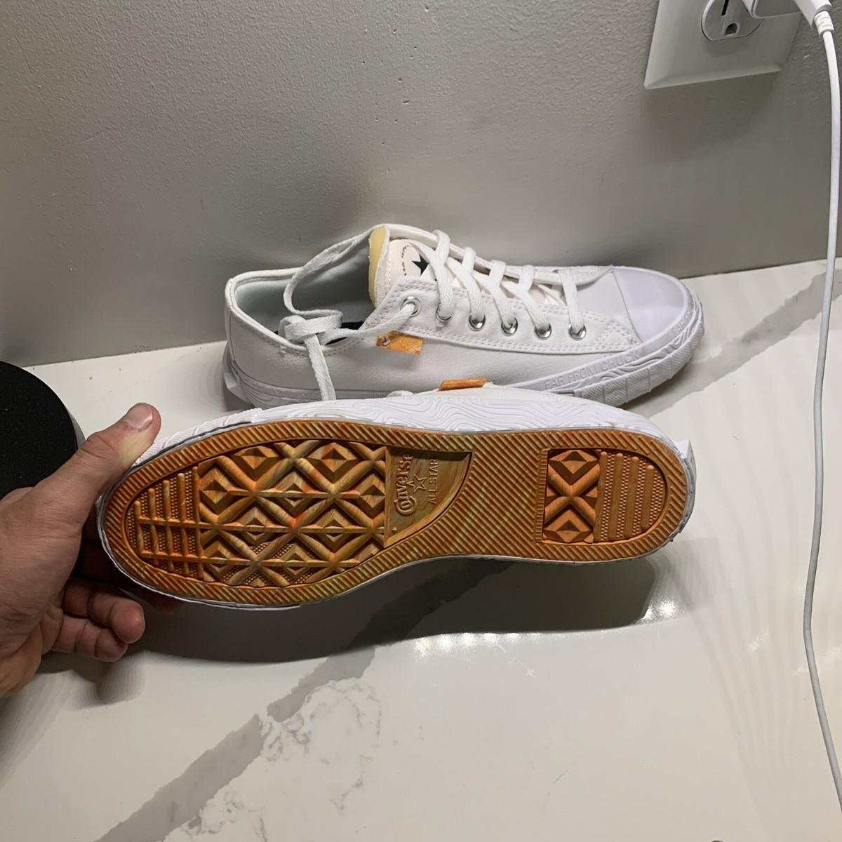 Size 8 - Converse Chuck Taylor All Star Ox White | eBay