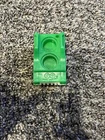 Vintage Fisher Price Little People Green Car White Bottom 2 passenger Vehicle