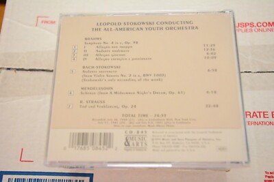クラシック Leopold Stokowski Brahms Symphonies CD STOKOWSKI 