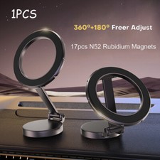 Magnetic Car Phone Holder Dashboard Foldable Rotatable Mount Stand For iPhone US