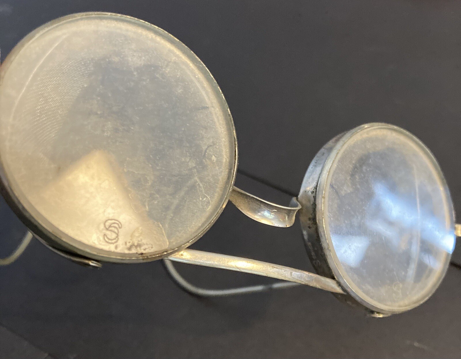 Antique / Vintage Kings Saniglas First Safety Glasses… Gem