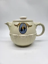 1950s Hall Enterprise Aluminum Co Drip-o-lator Minuet Pottery Coffee Pot Large