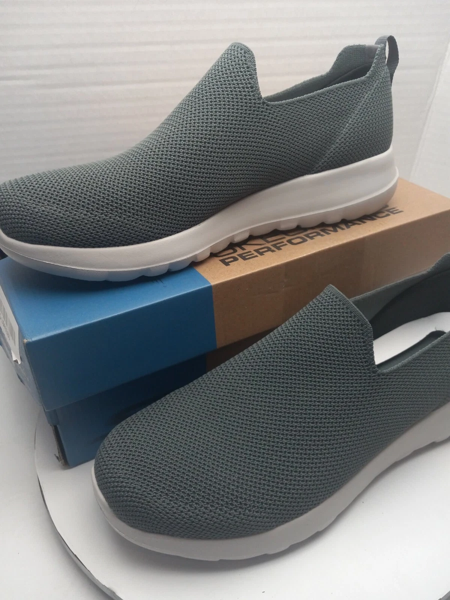Skechers Go Walk Max Modulating Charcoal Gray Slip On Sz 11.5 Shoes