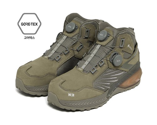 K2Safety Mens Gore-tex BOA Dial Work Shoes Steel Toe Cap Anti-Smash Boots - Picture 4 of 11