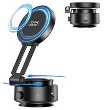 Electric Vacuum Suction Car Phone Holder, 360 Rotation Magnetic Ph... Fast