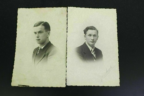 Antique Black & White Portrait Photographs People Studio Couples CDV - Picture 3 of 5