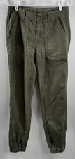 Banana Republic NWOT Women  s 30 Olive Green Cargo Jogger Pants Minimalist