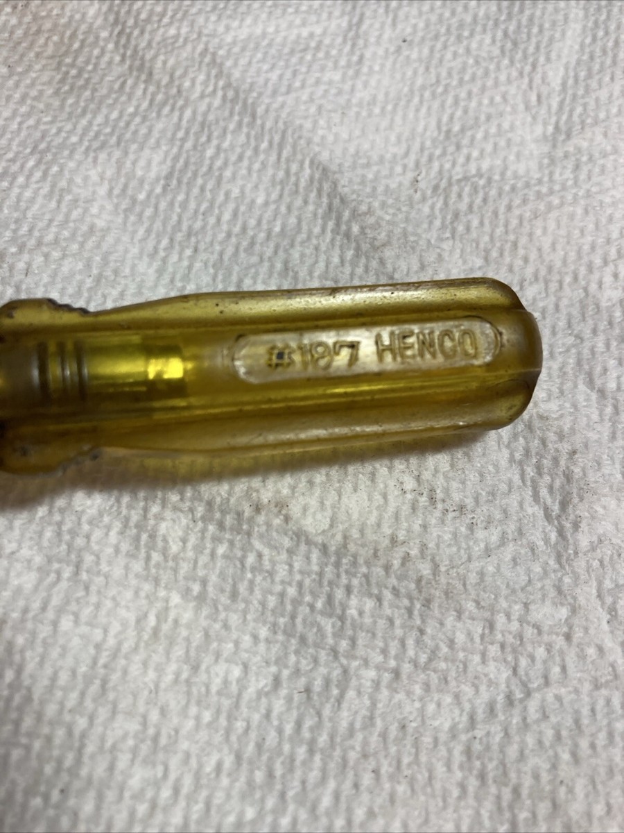 Vintage Henco #187 Hex Allen Driver Carb Screwdriver | eBay