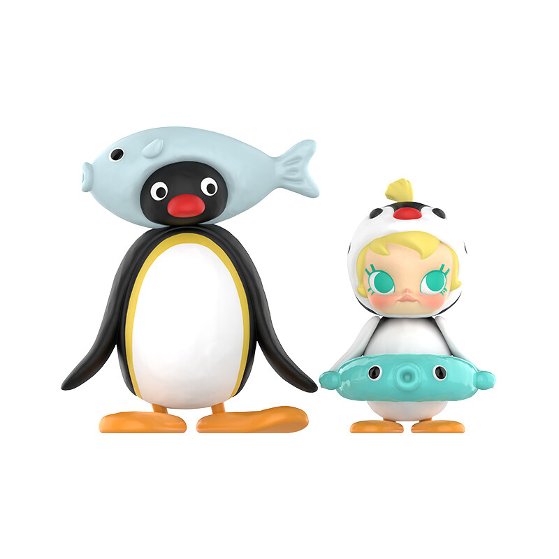POPMART Baby Molly × PINGU Edition Limited Figure Doll Toy