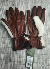 Men's Faux Shearling Gloves - Goodfellow Co Size M/L