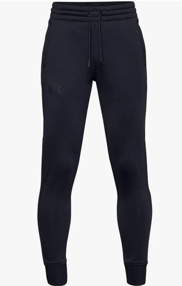 NWT Under Armour Boys Armour Fleece Joggers Black Size M eBay