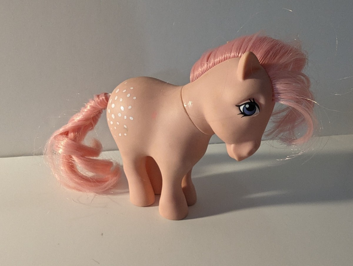 Vintage MLP G1 MY Little Pony Cotton Candy Pink Hair Hasbro