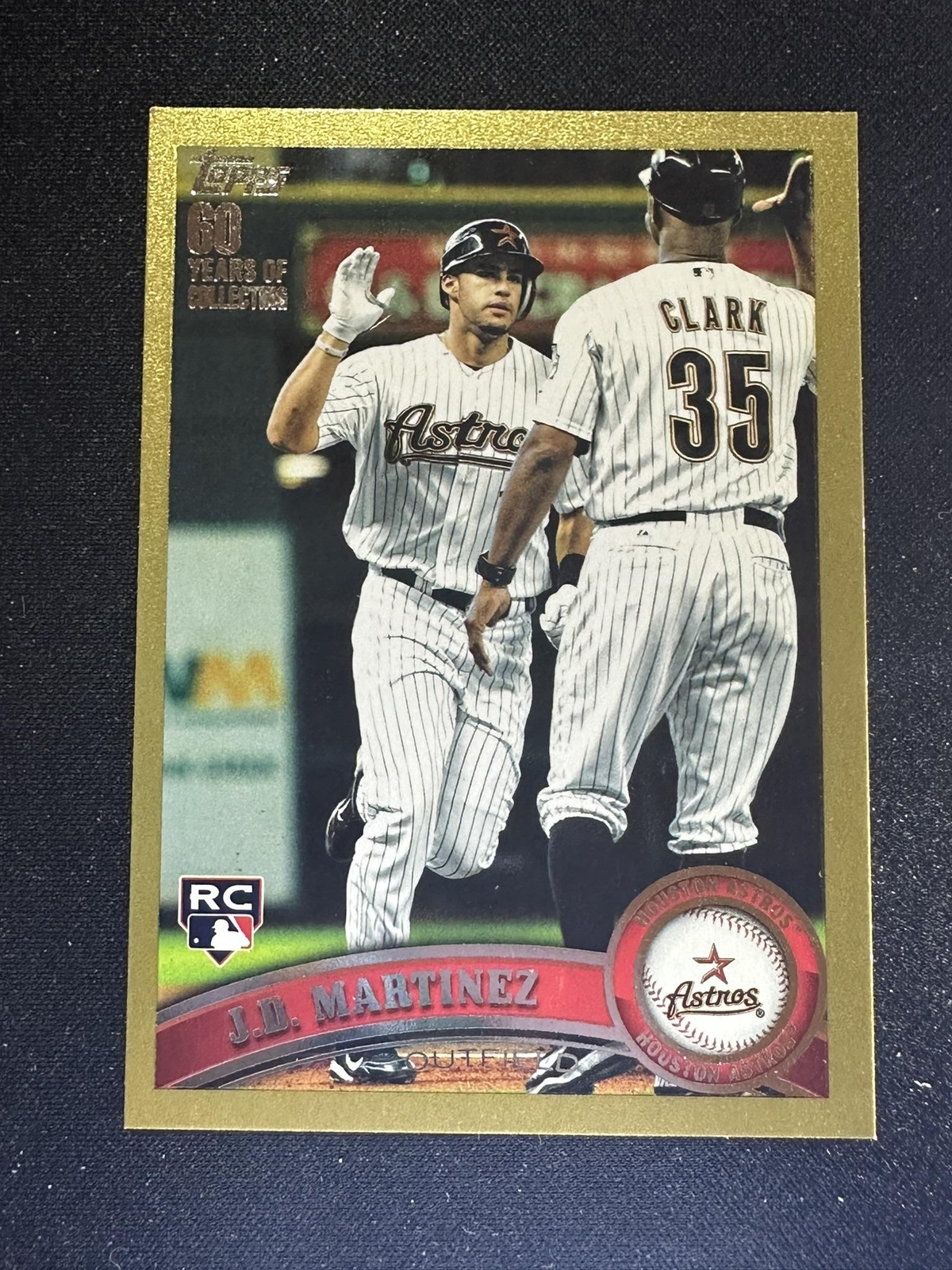 2011 Topps Update #US186 J.D. Martinez Gold /2011 RC Rookie Card Astros