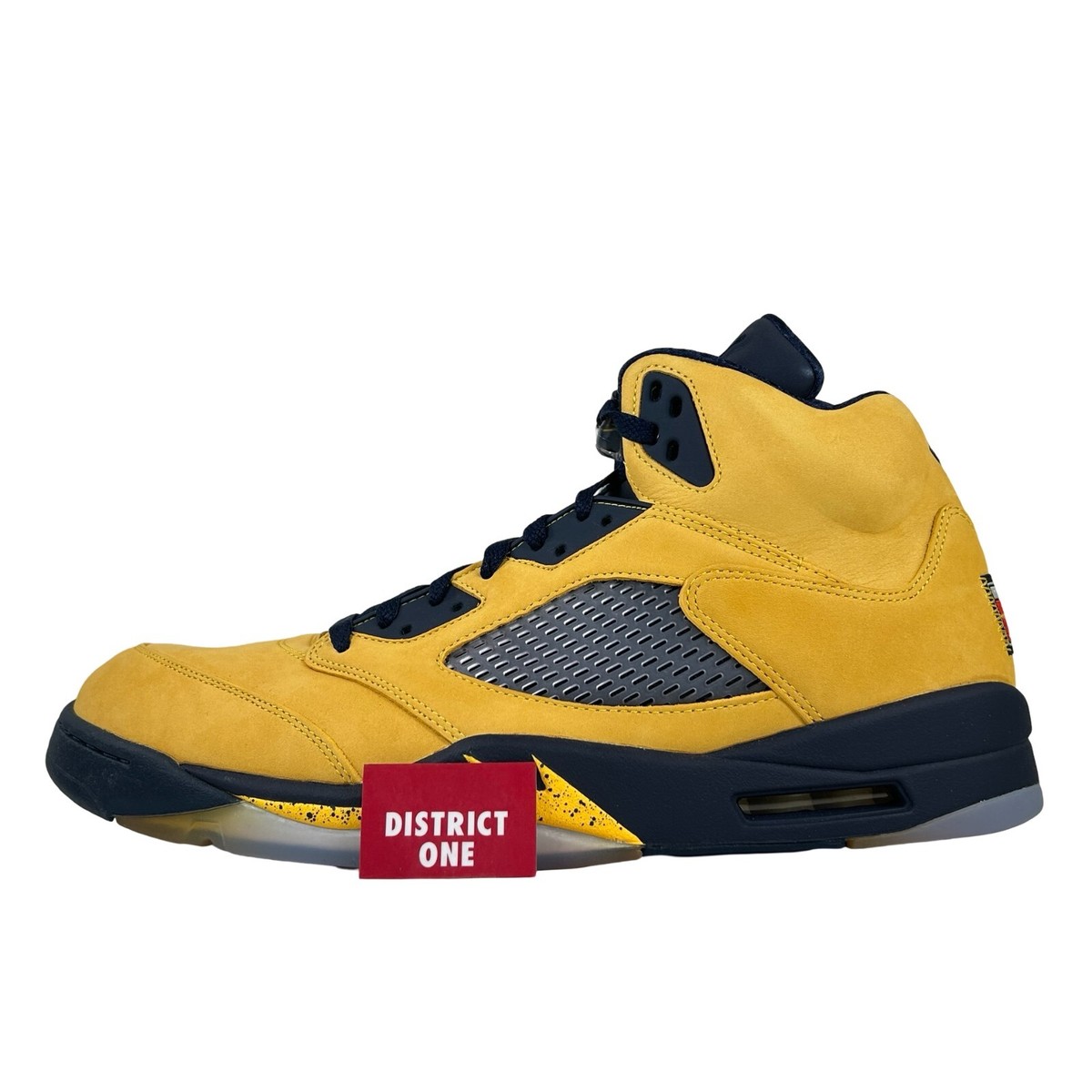 シューズ(男性用) NIKE AirJodan 5 MICHIGAN 27cm Nike MEN'S Air Jordan 5 V Retro SE MICHIGAN Amarillo Navy