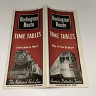 Burlington Route Train Timetables June-September 1948 Way Of The Zephyrs ￼