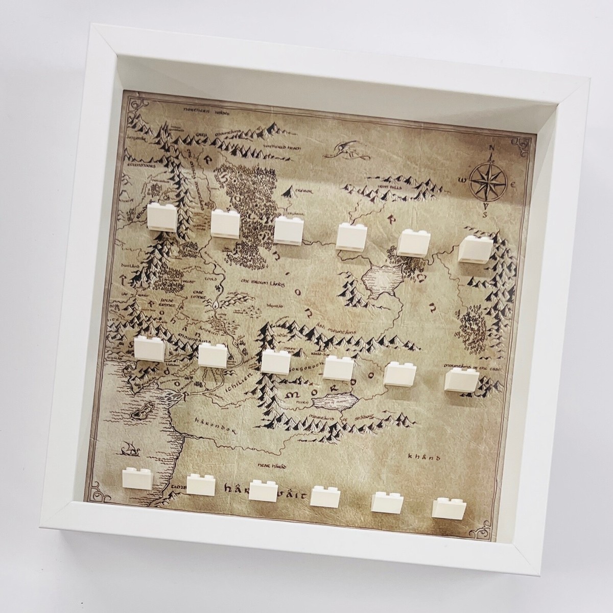 Display Frame for Lego ® Lord Of The Rings LOTR minifigures