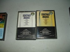 Vintage Music Collectors Series Vol 1  2 2 Cassettes, 1986 Tested, VG 