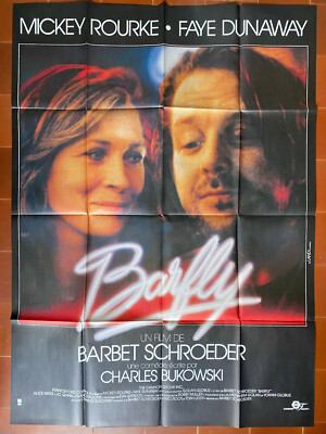 Plakat BARFLY Barbet SCHROEDER Mickey ROURKE Faye DUNAWAY 120x160cm