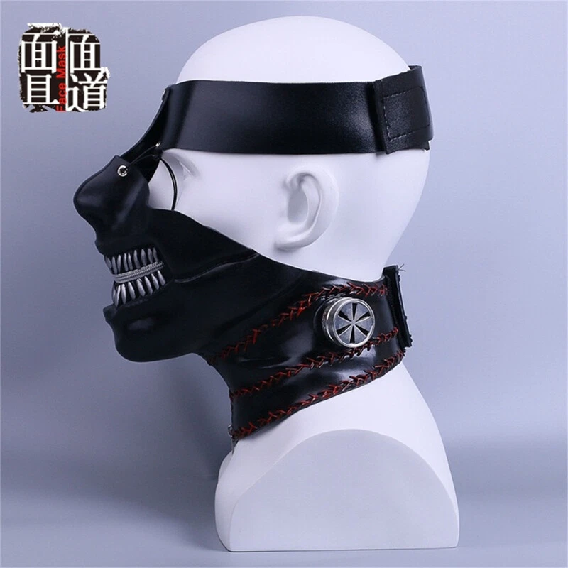 Tokyo Ghoul Kaneki Ken Mask Cosplay Halloween Party Props PVC Full Mask Headgear - Image 4 of 4