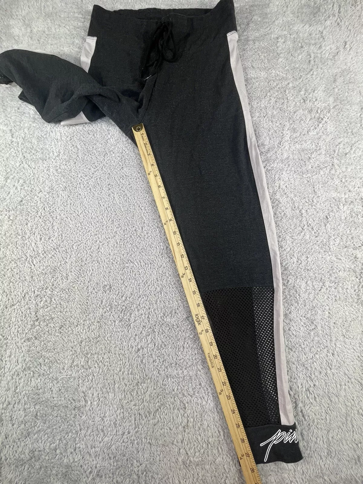 victoria-secret-vs mesh bottom jogging yoga pants