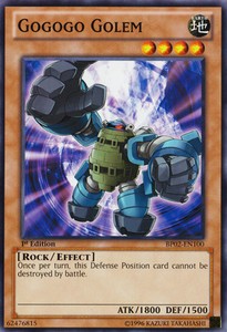 Gogogo Golem - BP02-EN100 - Common - Unlimited Edition x3 - Near Mint