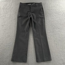 Banana Republic Womens Pants Gray Size 2S Logan Career Office Polyester Blend